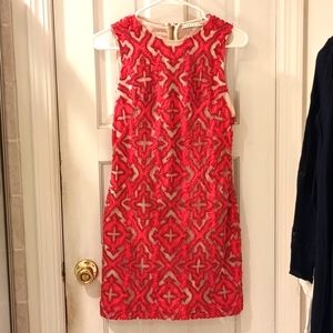 Alice+Olivia beaded sheath dress